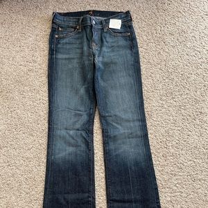 7 for all mankind bootcut jeans. Size 26